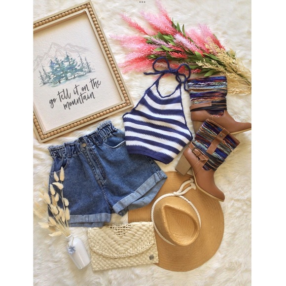 Billabong Blue Lagoon Knit Crop - Picture 5 of 9